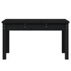 vidaXL Garden Bench Black 80x44x45 cm Solid Wood Pine