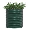 vidaXL Garden Raised Bed Green 80 x 80 x 81 cm Steel