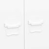 vidaXL Industrial Wardrobe White 90x50x180 cm Metal