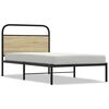 vidaXL Bed Frame Without Mattress 90x200 cm Sonoma Oak Engineered Wood
