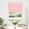 vidaXL Pleated Blind Pink 100x150 cm Fabric Width 99.4 cm Polyester