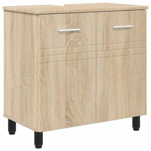 vidaXL Bathroom Vanity Unit Sonoma Oak 60 x 35 x 60 cm Engineered Wood