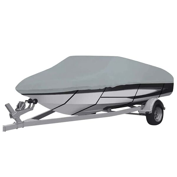 vidaXL Boat Cover Grey 410x110x40 cm
