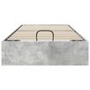vidaXL Ottoman Bed Frame Concrete Grey 90 x 200 cm Engineered Wood