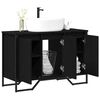 vidaXL Sink Cabinet Other Black Oak 91 x 35 x 60 cm Engineered wood