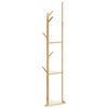 vidaXL Coat Stand with Hooks and Shelves 39x33x166 cm Bamboo