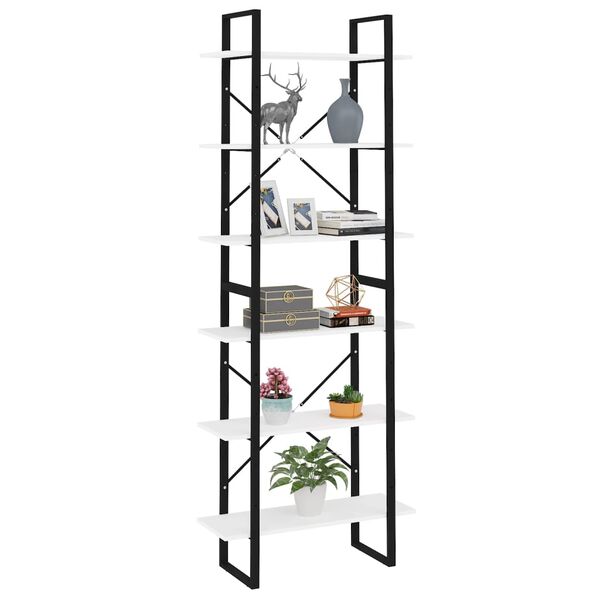 vidaXL High Cabinet White 80x30x210 cm Engineered Wood