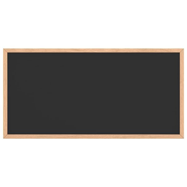 vidaXL Chalkboard with Solid Pine Wood Frame Black 60x30 cm