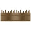 vidaXL Wall Headboard Honey Brown 204x3x80 cm Solid Wood Pine