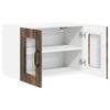 vidaXL Kitchen Cabinet with Shelf 2 pcs Smoked Oak 60 x 31 x 40 cm