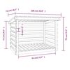 vidaXL Firewood Rack 108x73x79 cm Solid Wood Pine