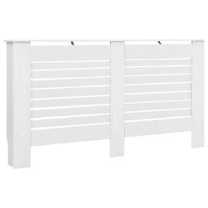 vidaXL Radiator Cover White 152x19x81.5 cm MDF