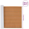 vidaXL Boat Mat Brown with Black Lines 240 x 90 x 0.5 cm EVA