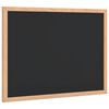 vidaXL Chalkboard with Solid Pine Wood Frame Black 40x30 cm