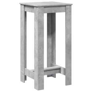 vidaXL Bar Table Concrete Grey 51x50x103.5 cm Engineered Wood