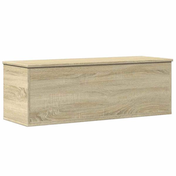 vidaXL Storage Box Sonoma Oak 102x35x35 cm Engineered Wood