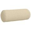 vidaXL Bolster Pillows 2 pcs Cream Ø 15 x 40 cm Fabric