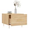 vidaXL Coffee Tables 2 pcs Sonoma Oak 50x50x40 cm Engineered Wood