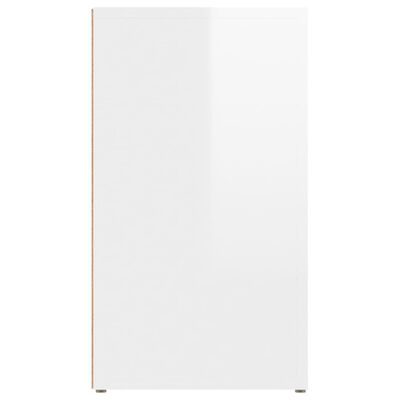 vidaXL Sideboard High Gloss White 80x30x54 cm Engineered Wood