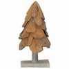 vidaXL Christmas Tree with Stand Brown 60 cm Solid teak wood