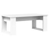 vidaXL Coffee Table Set 2 pcs White Engineered Wood