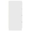 vidaXL Sideboard with Drawers White 37.5x35x99 cm Engineered Wood
