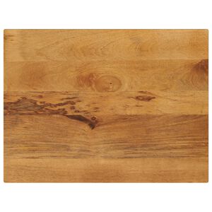 vidaXL Table Top 80x60x2.5 cm Rectangular Solid Wood Mango