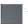 vidaXL Venetian Blinds Manual Dark Grey 130 x 145 cm Aluminium