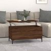 vidaXL Coffee Table Brown Oak 90x44.5x45 cm Engineered Wood