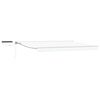 vidaXL Electric Retractable Awning White 5 x 3.5 m