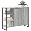 vidaXL Side Cabinet Grey Sonoma 96.5 x 30 x 75 cm Engineered Wood