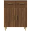 vidaXL Sideboard Brown Oak 69.5x34x90 cm Engineered Wood