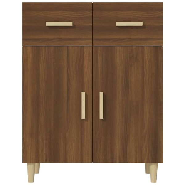 vidaXL Sideboard Brown Oak 69.5x34x90 cm Engineered Wood