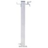 vidaXL Garden Water Column 60 cm Stainless Steel Square