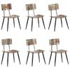 vidaXL Dining Chairs 6 pcs Solid Reclaimed Wood