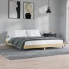 vidaXL Bed Frame without Mattress Sonoma Oak 150x200 cm King Size Engineered Wood