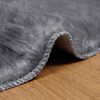 vidaXL Faux Sheepskin Rug Tafalla Anthracite &Oslash; 80 cm Polyester