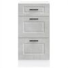 vidaXL Kitchen Base Cabinet Porto Concrete Grey Engineered Wood
