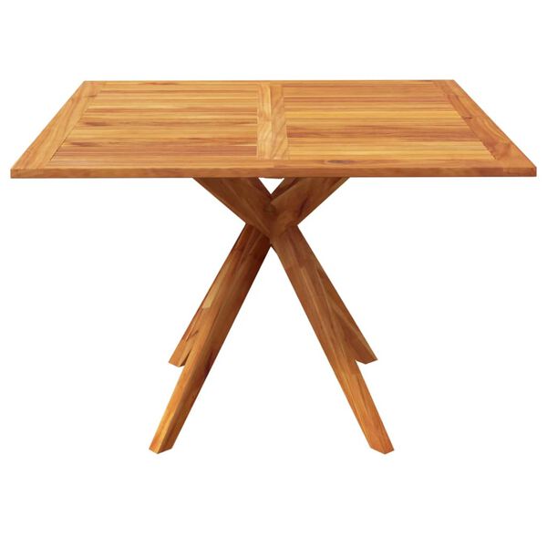 vidaXL Garden Table 110x110x75 cm Solid Wood Acacia
