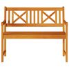 vidaXL Garden Bench Brown 110 x 56 x 90cm Solid Acacia wood