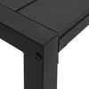 vidaXL Garden Bench Black 100 x 28 x 45cm Steel