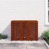 vidaXL Air Conditioner Cover Rusty 110 x 50 x 80 cm Weathering Steel