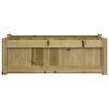 vidaXL Garden Planter 90x31x31 cm Impregnated Wood Pine