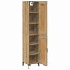 vidaXL Highboard Artisan Oak 34.5 x 34 x 180 cm Engineered Wood