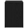 vidaXL Garage Wall Cabinets 2 pcs Black Engineered Wood