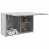 vidaXL Bathroom Wall Cabinet Grey Sonoma 60x25x40 cm Engineered Wood