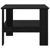 vidaXL Coffee Table Black Oak 57 x 55 x 45 cm Engineered Wood