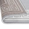 vidaXL Runner Rug BCF Grey with Motif 60x350 cm
