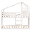 vidaXL Bunk Bed without Mattress White 90x200 cm Solid Wood Pine