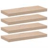 vidaXL Floating Shelves 4 pcs 60x23.5x4 cm Engineered Wood
